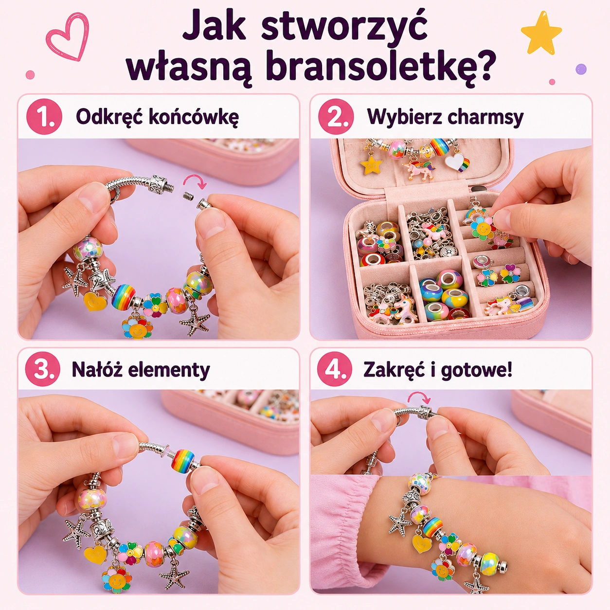Jak stworzyć własną bransoletkę – instrukcja krok po kroku